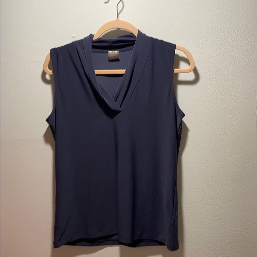 Anne Klein Blue Tank Sleeveless Top